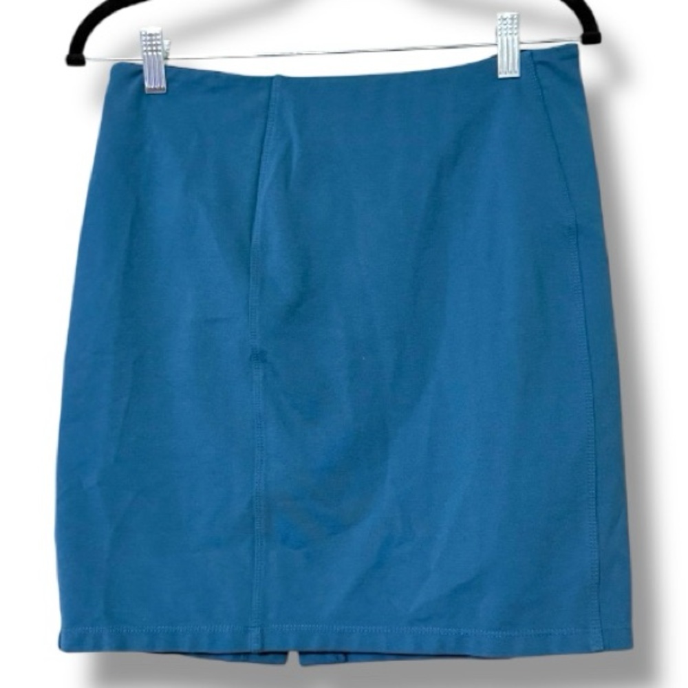 Liverpool Jeans Company women's size 8p pencil mini skirt teal